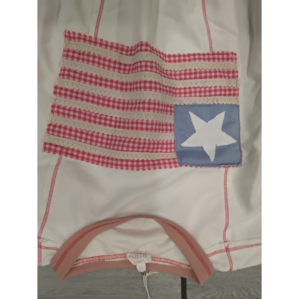 NWT BIBI‎ American Flag Patch Distressed Graphic Sweatshirt Women's Size XL - Picture 6 of 7